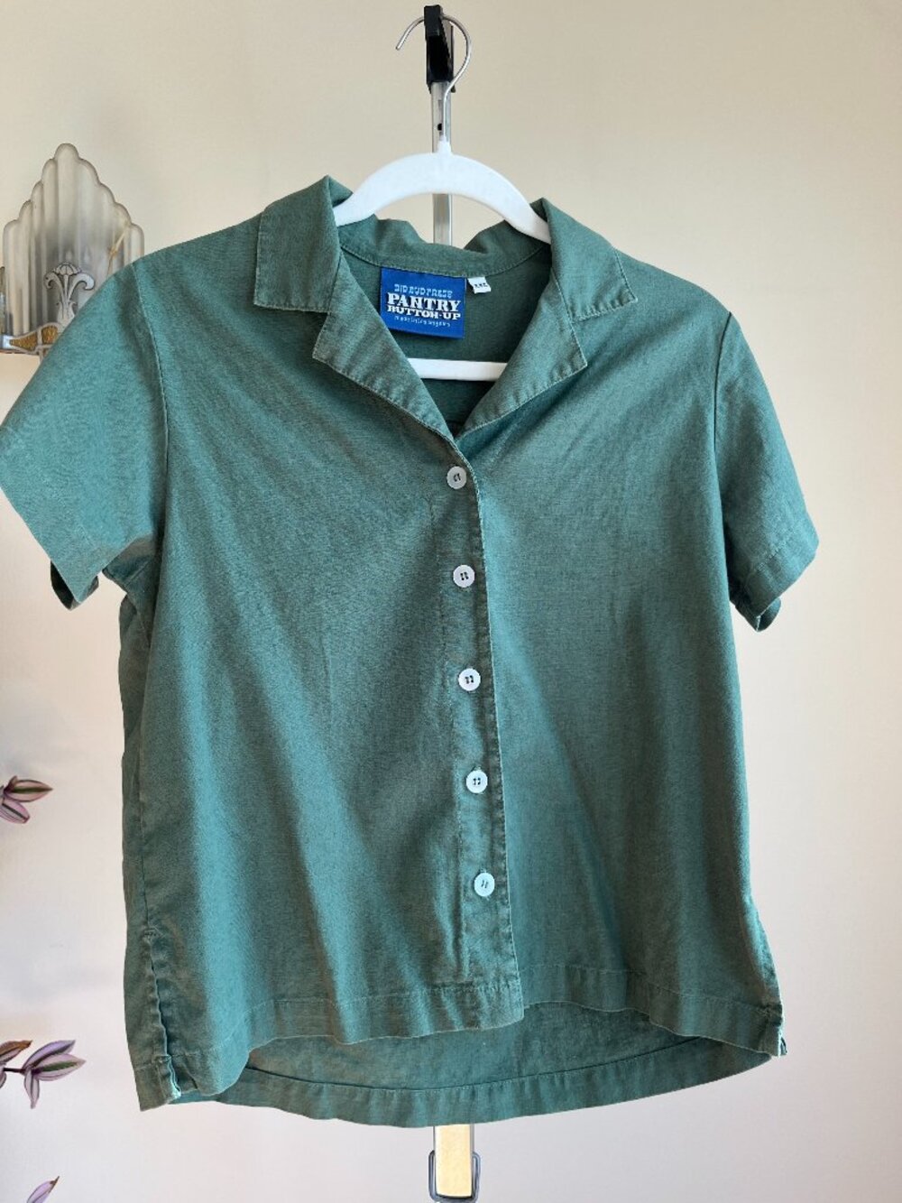 Big Bud Press Pantry Button Up XXS Green